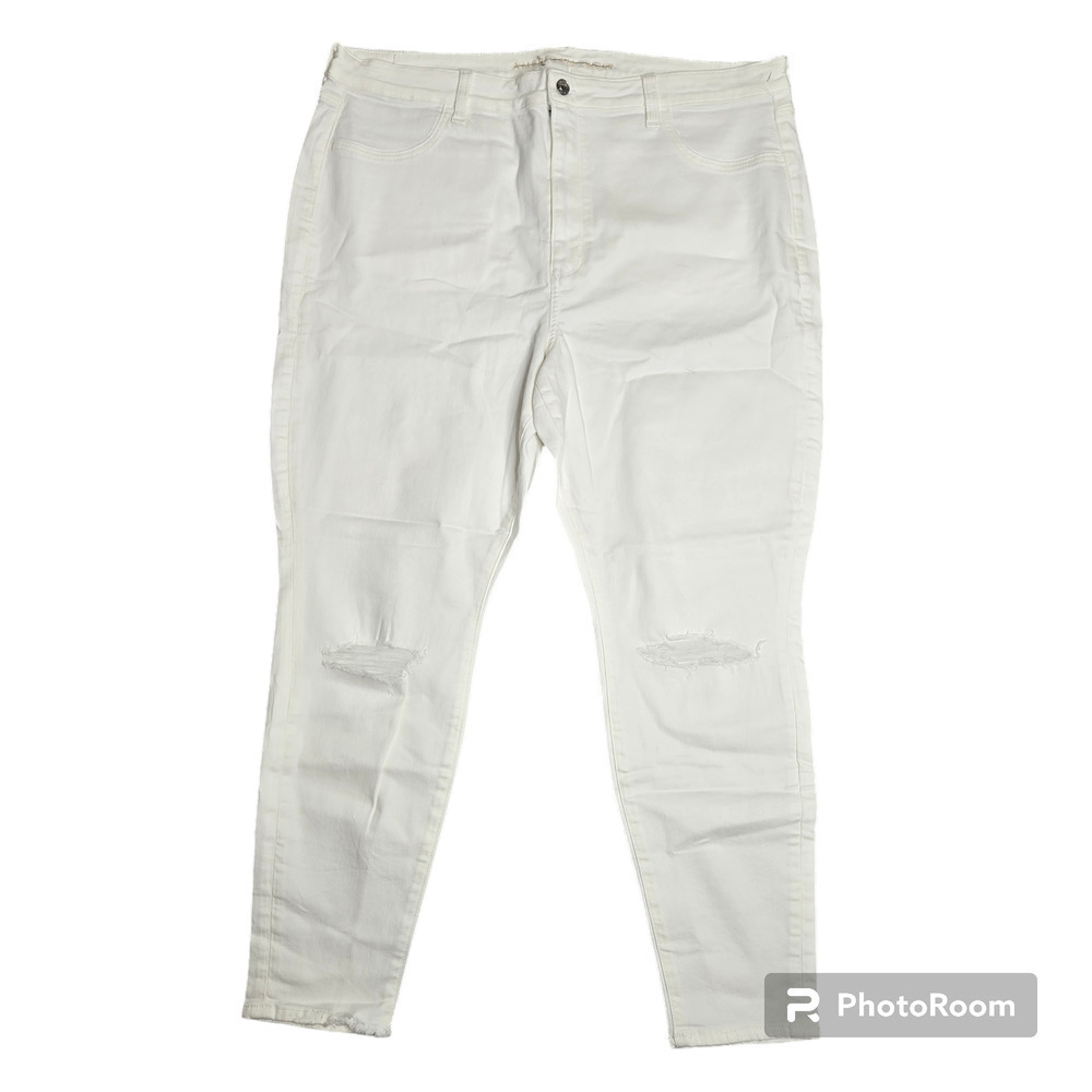 American Eagle White Super Stretch Jeans